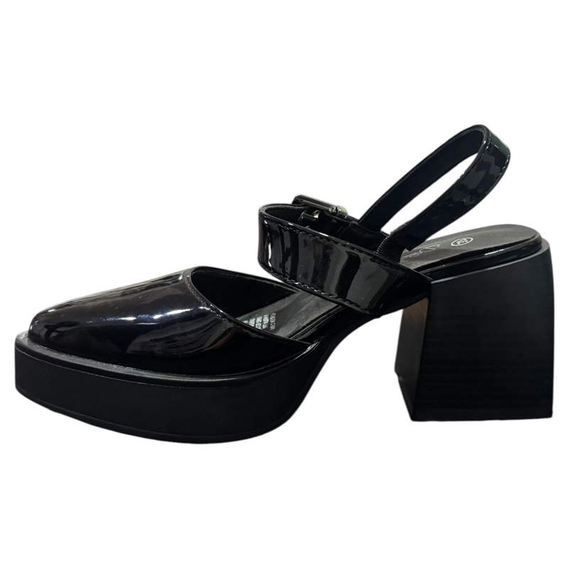 ZAPATO PARA MUJER TACO GRUESO NEGRO DANICOLLE - 4