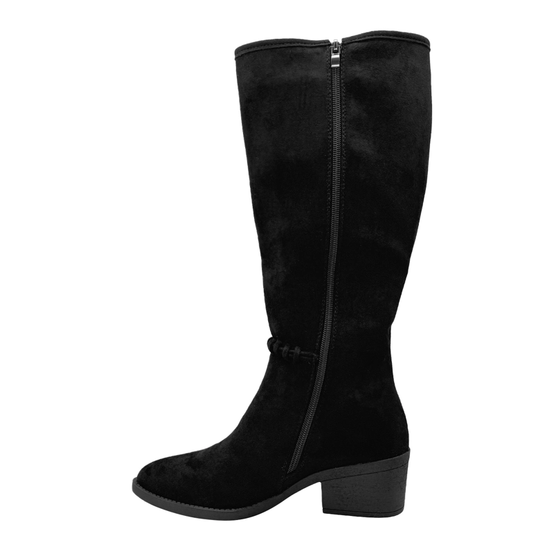 BOTA PARA MUJER COSTURA VISIBLE NEGRO DANICOLLE - 3