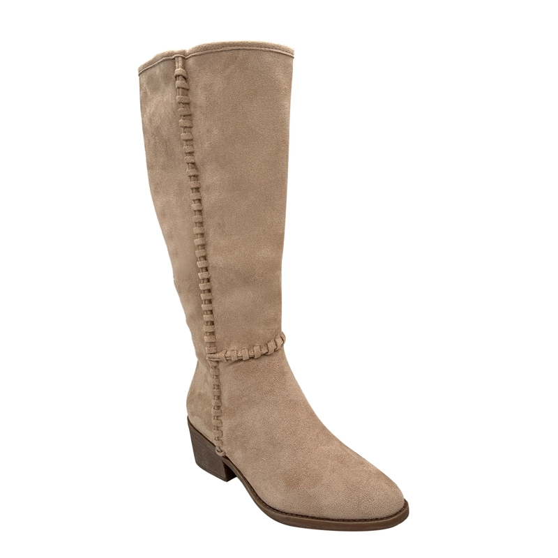 BOTA PARA MUJER COSTURA VISIBLE BEIGE DANICOLLE - 5