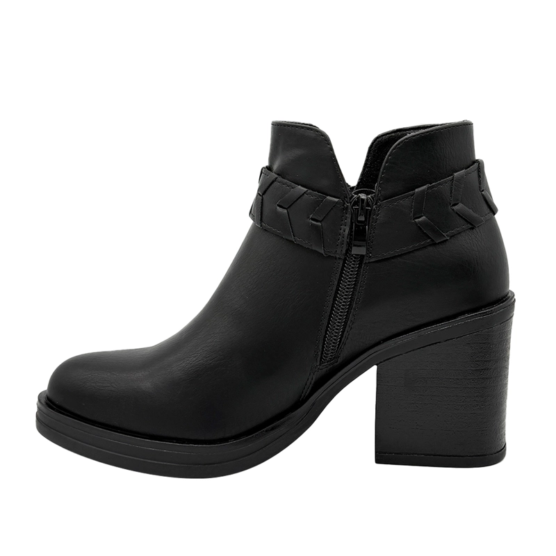 BOTIN PARA MUJER LISO NEGRO DANICOLLE - 3