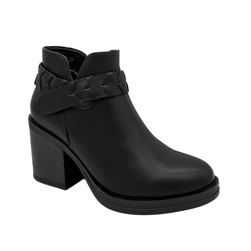 BOTIN PARA MUJER LISO NEGRO DANICOLLE - 5