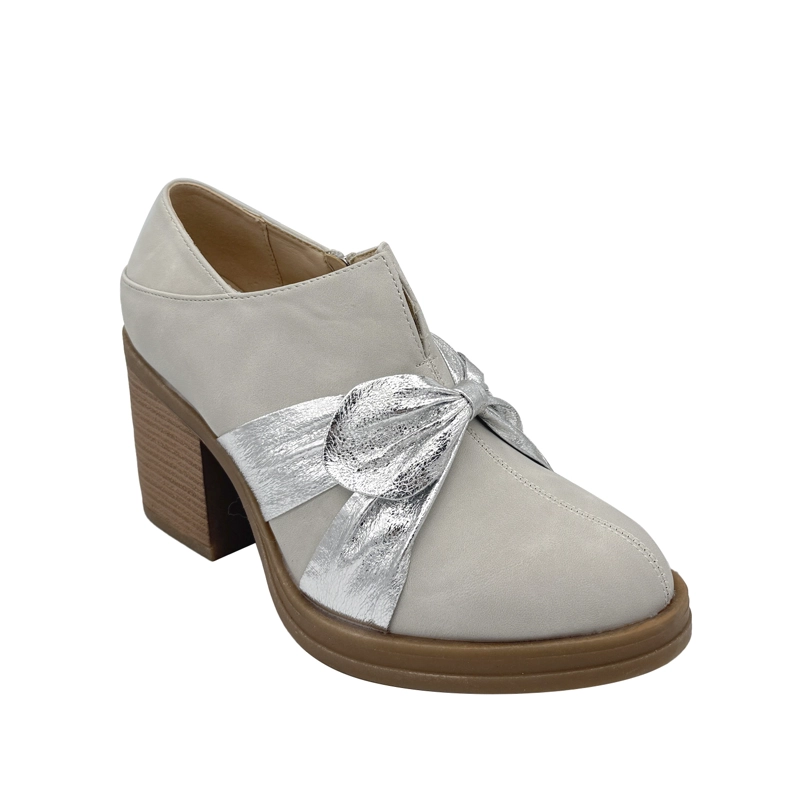 BOTIN PARA MUJER CON LAZO BEIGE DANICOLLE - 5