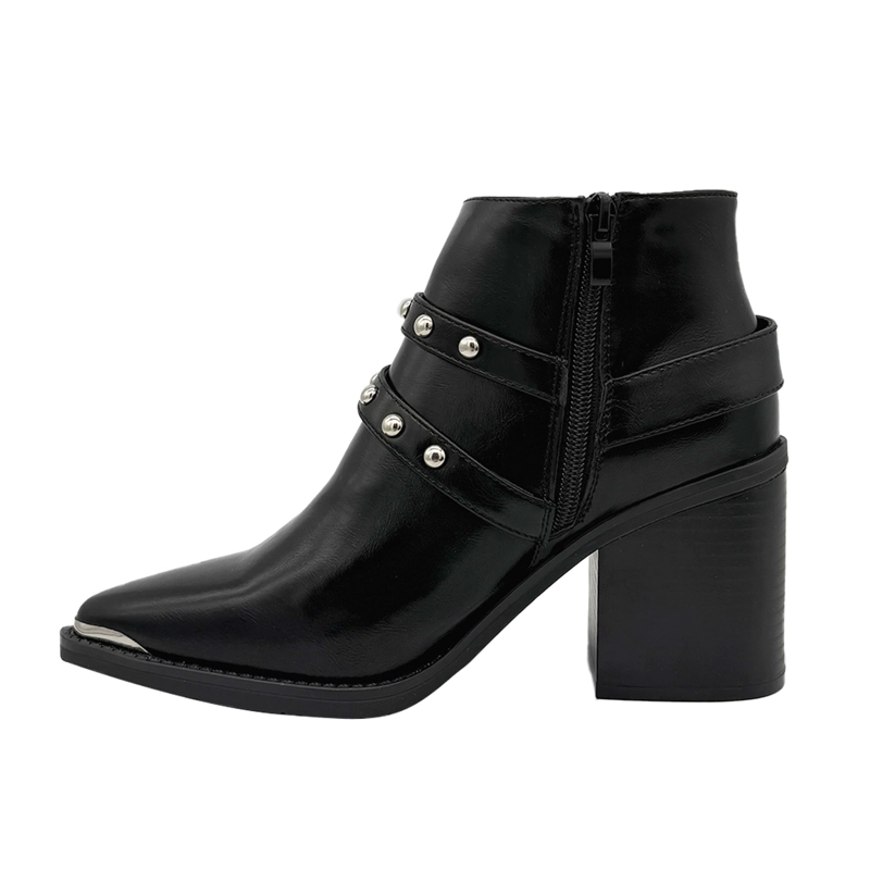 BOTIN PARA MUJER CON ARNE S Y CADENA NEGRO DANICOLLE - 3