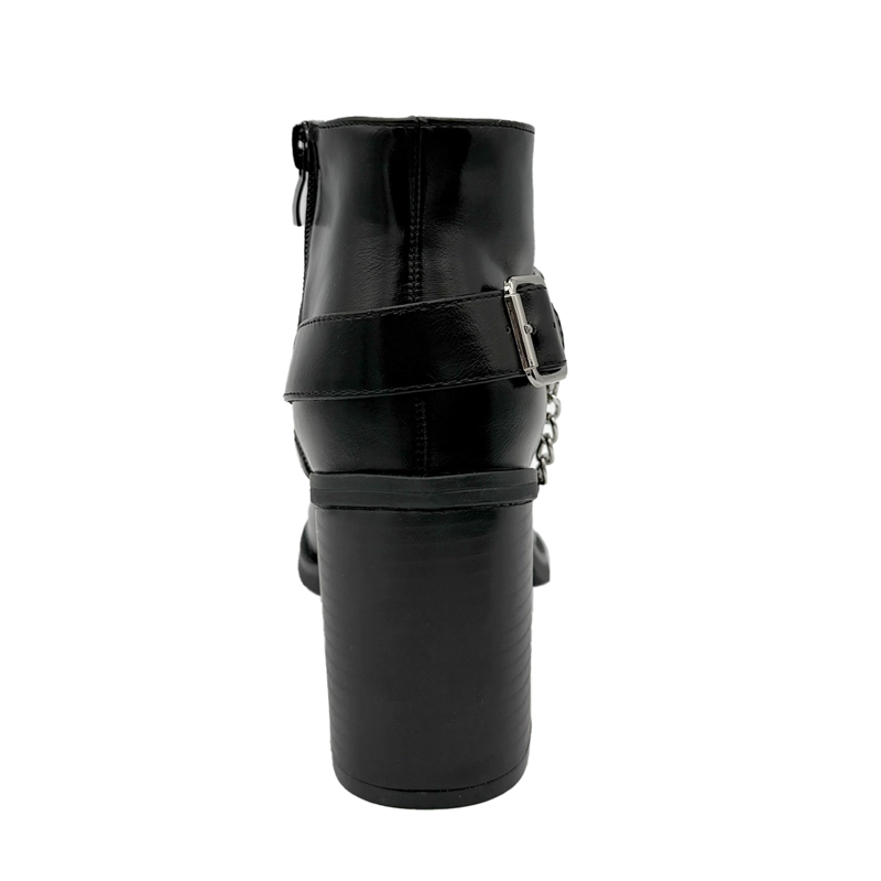 BOTIN PARA MUJER CON ARNE S Y CADENA NEGRO DANICOLLE - 4