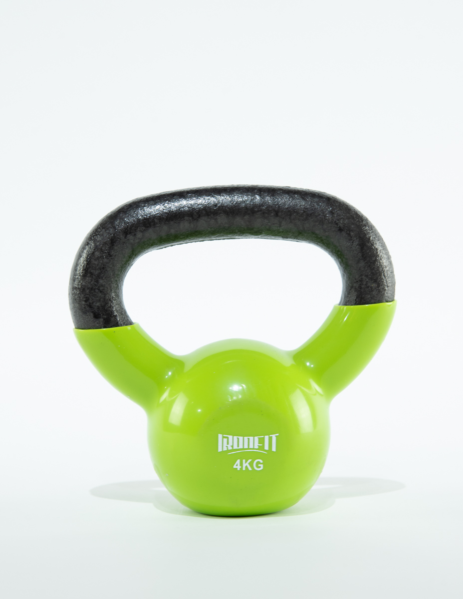 KETTLEBEL IRONFIT 4 KG L VERDE - 1
