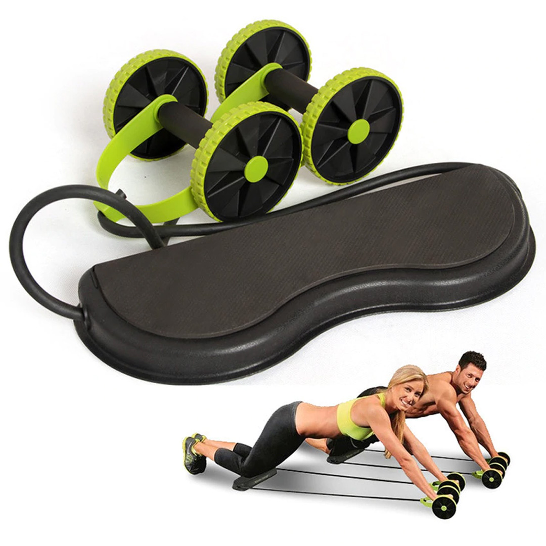RUEDA DE ABDOMINALES AB WHEEL CON CUERDA DE TRACCIÓN - 1