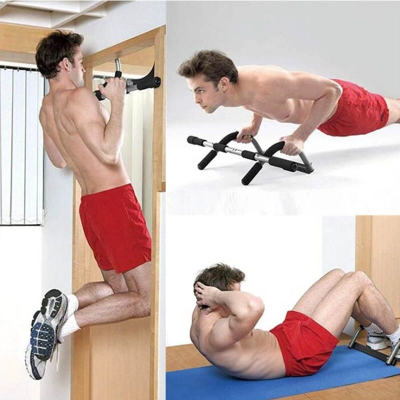 BARRA PULL-UP IRONFIT 1.5 KG MULTIFUNCIONAL HOME TRAINING - 4