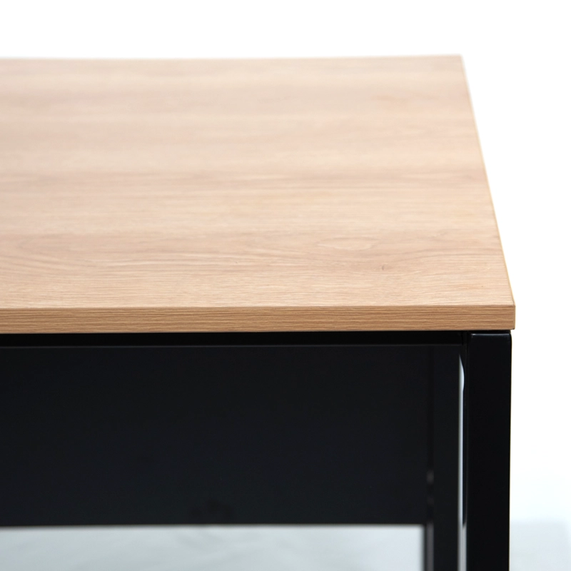 Escritorio Industrial de Madera De Acacia Y Metal 75x120x80cm - 3