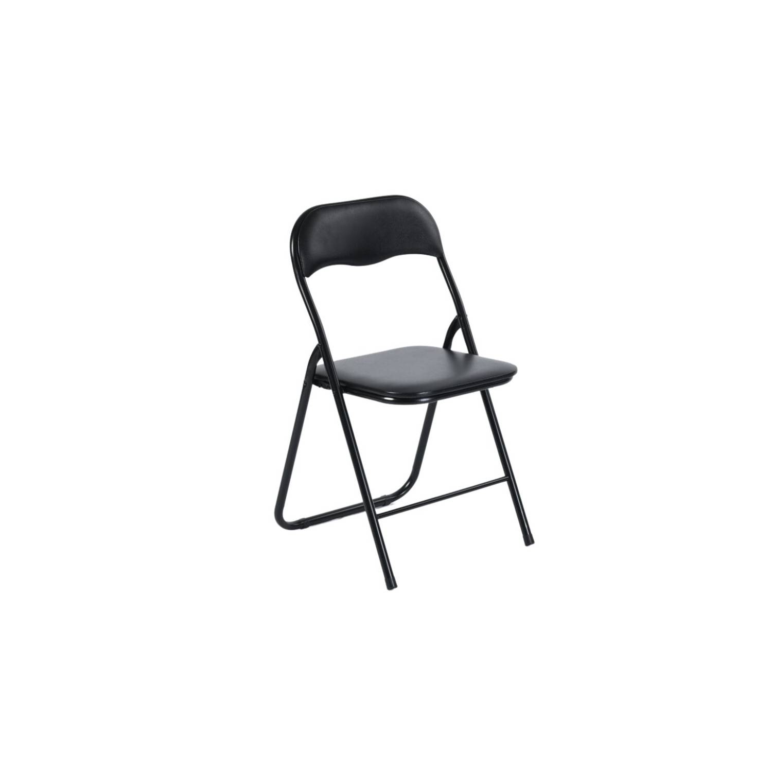 SILLA CITYSHOP NEGRO MANGO PLEGABLE METAL - 1
