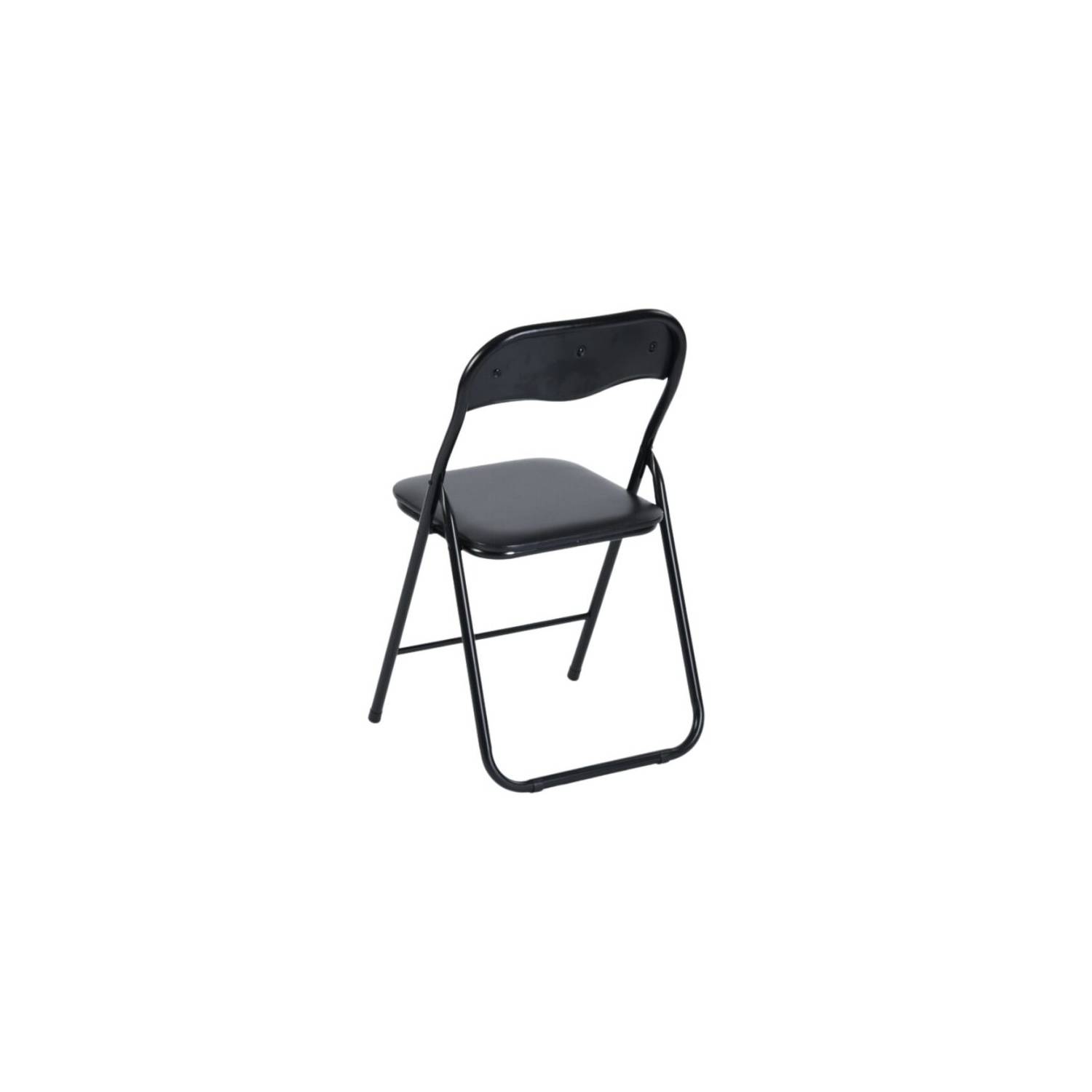SILLA CITYSHOP NEGRO MANGO PLEGABLE METAL - 5