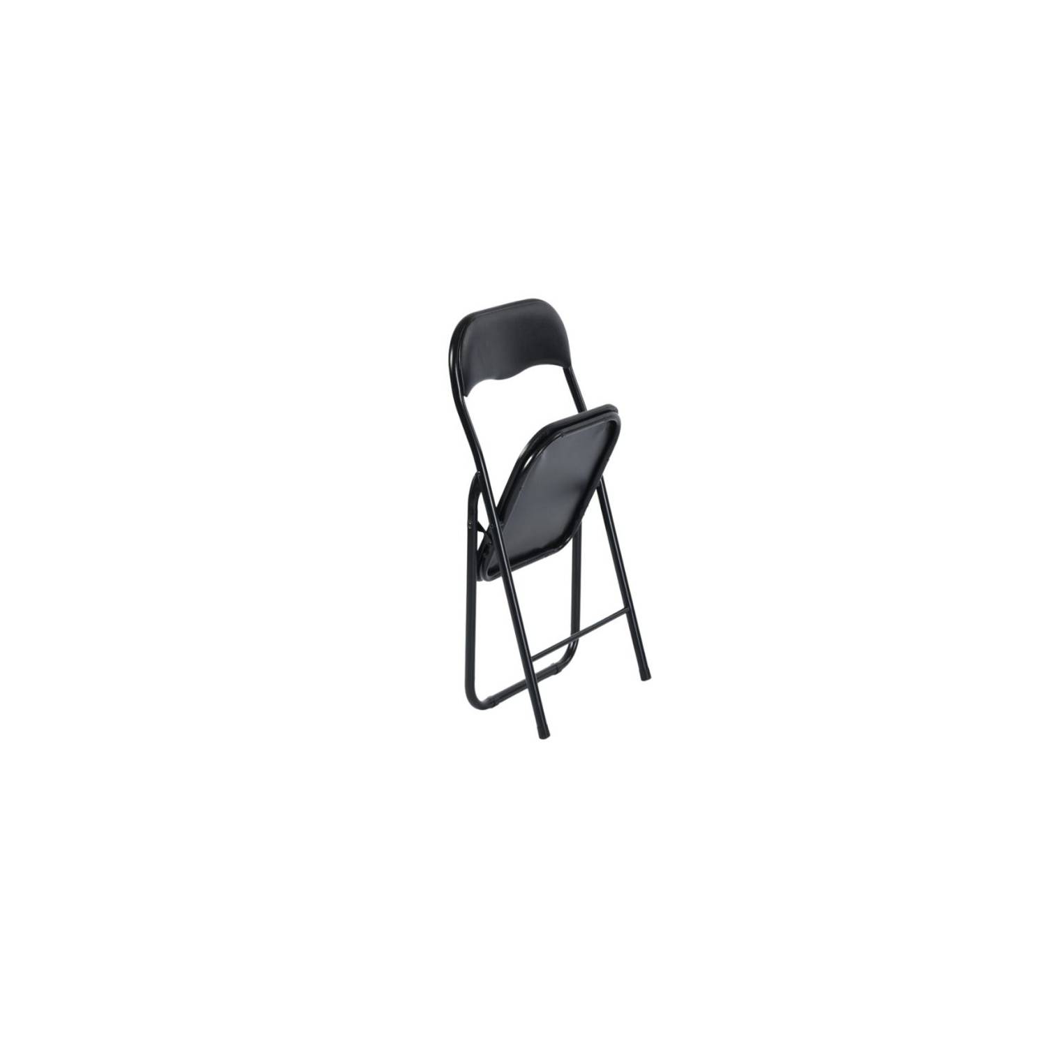 SILLA CITYSHOP NEGRO MANGO PLEGABLE METAL - 6