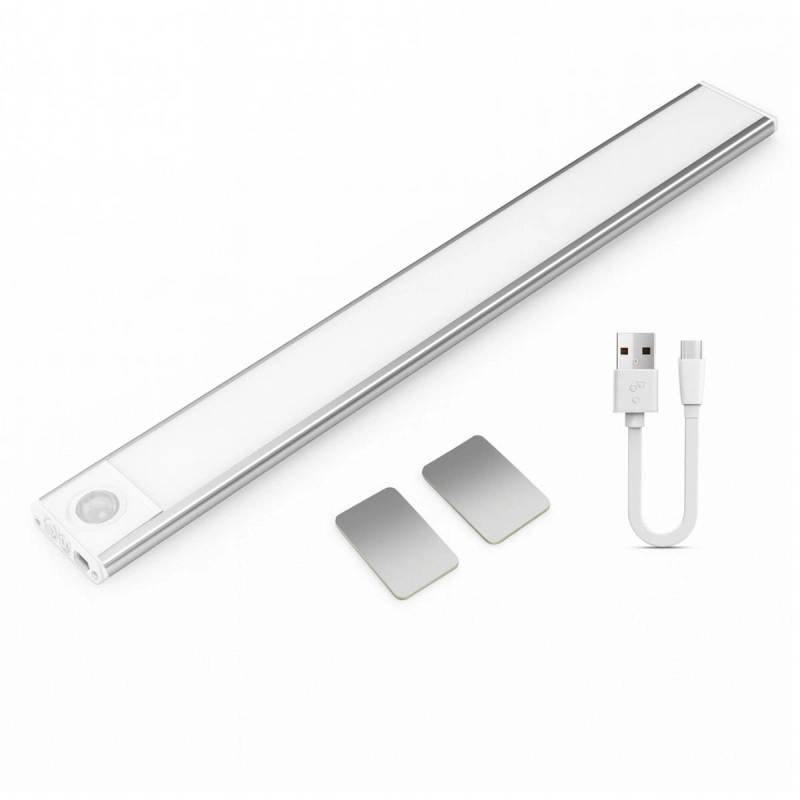 LUZ LED CON SENSOR MOVIMIENTO LAMPARA CLOSET Y COCINA 0.88W 30 CM - 6