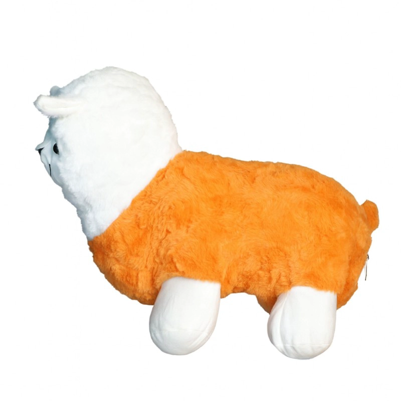BABY LLAMA MELINKITA NARANJO PELUCHE 22X38X36 CM - 3