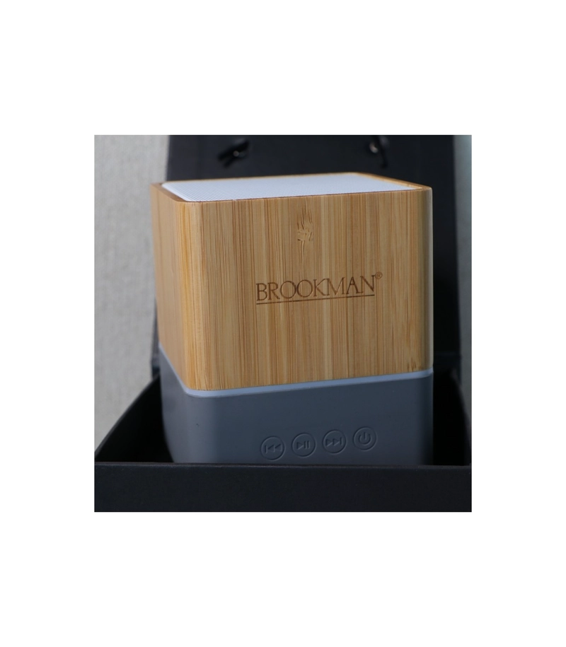 PARLANTE BLUETOOTH BROOKMAN V53 CON CAJA NEGRA Y BATERIA 1200MAH - 4