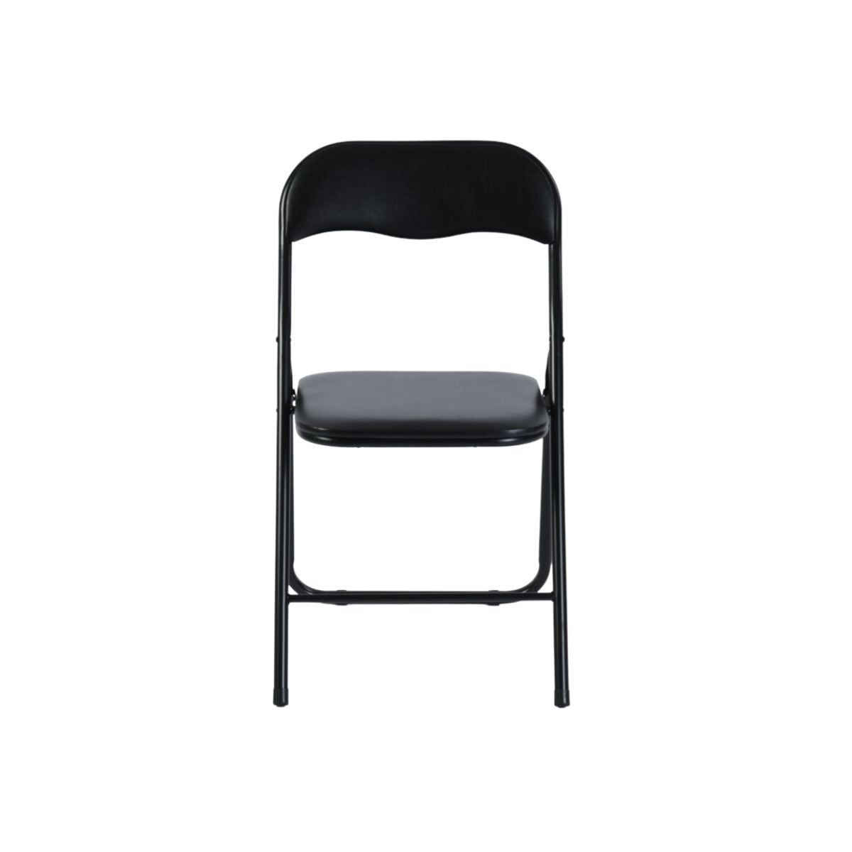 SILLAS NECTAR NEGRO PACK 6 MANGO METAL PLEGABLE EVENTOS - 2