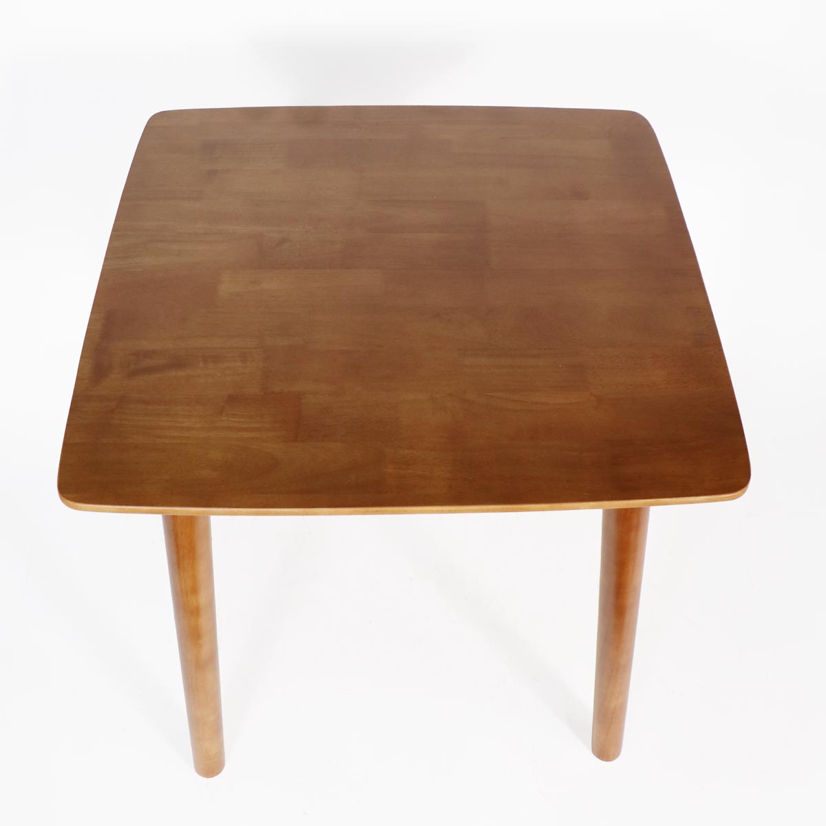 MESA NECTAR PRESTON CAFÉ CLARO 80 X 80 X 74 CM MADERA CAUCHO - 2
