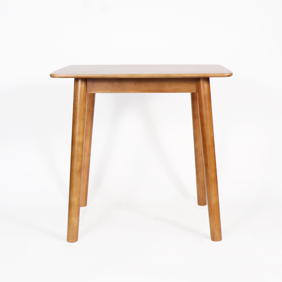 MESA NECTAR PRESTON CAFÉ CLARO 80 X 80 X 74 CM MADERA CAUCHO - 4