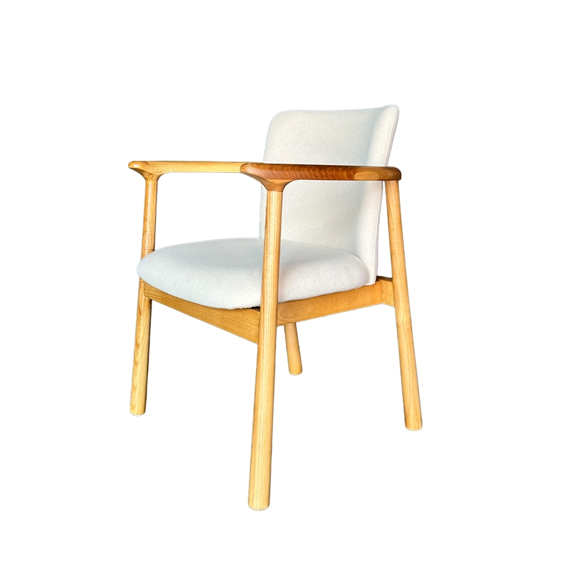 SITIAL MATEO MADERA FRESNO NATURAL EN LINO ALGODON BEIGE - 2