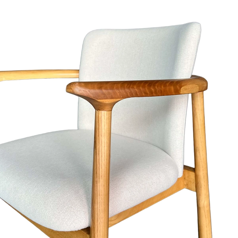 SITIAL MATEO MADERA FRESNO NATURAL EN LINO ALGODON BEIGE - 4