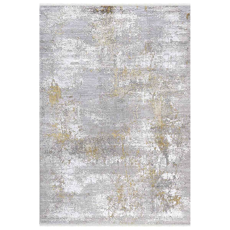 ALFOMBRA TURCA ZETT06 RECTANGULAR GRIS POLIE STER 80 X 300 CM - 2