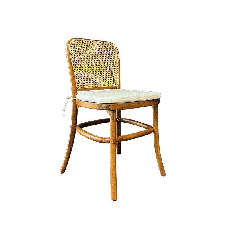SILLA NEW KEVIN MADERA DE HAYA Y RATAN NATURAL - 2