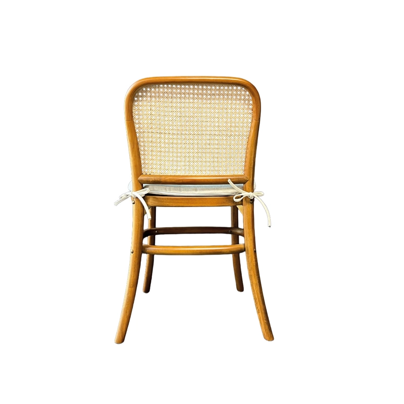 SILLA NEW KEVIN MADERA DE HAYA Y RATAN NATURAL - 5