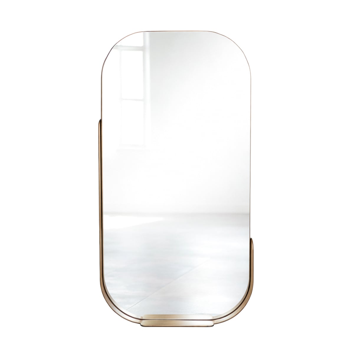 ESPEJO POLETTE CON MARCO METALICO DORADO Y ESPEJO DE 4 MM 51 × 10 × 92,5 CM - 2