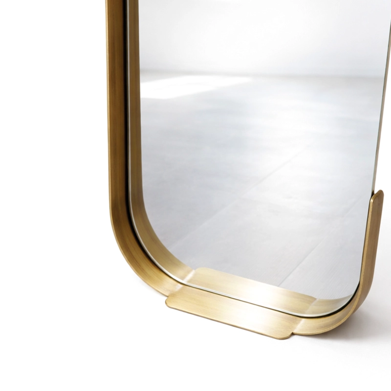 ESPEJO POLETTE CON MARCO METALICO DORADO Y ESPEJO DE 4 MM 51 × 10 × 92,5 CM - 4