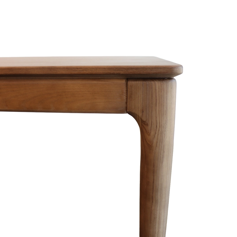 MESA DE COMEDOR VARSOVIA WALNUT EN POLIMADERA CON PATAS DE FRESNO 200X110X75 CM - 3