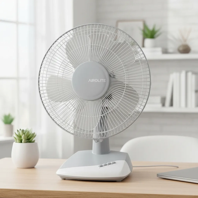 VENTILADOR SOBREMESA AIROLITE 50 WATTS 12' V12S6 - 4