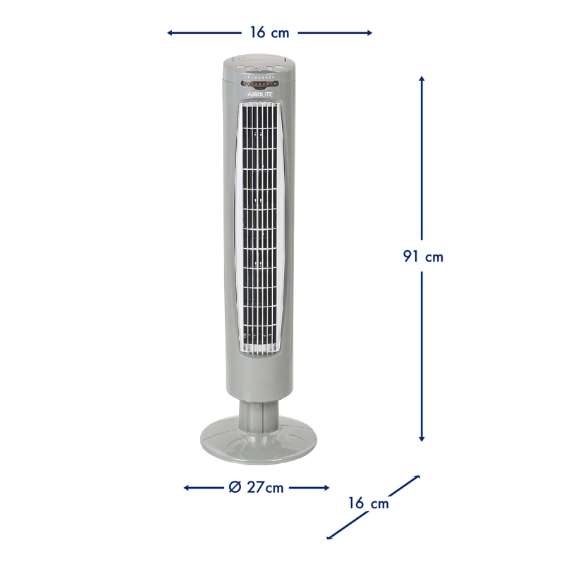 VENTILADOR AIROLITE 50 WATTS TORRE VT04R C/CONTROL REMOTO - 4