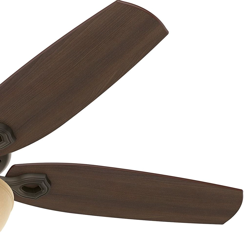 VENTILADOR TECHO HUNTER BDR DELUXE BRONZ - 6