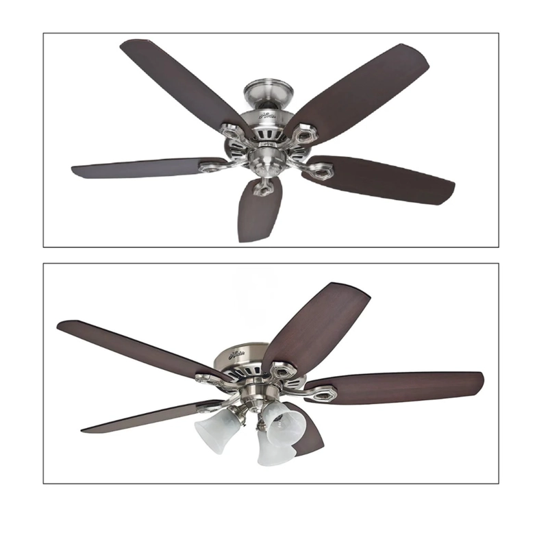 VENTILADOR DE TECHO HUNTER 104 WATTS 52' MOD. BUILDER'S PLUS - 6