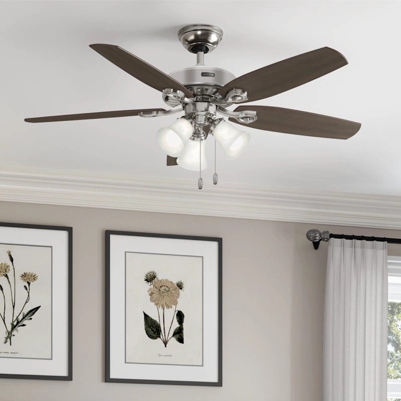 VENTILADOR DE TECHO HUNTER 104 WATTS 52' MOD. BUILDER'S PLUS - 9