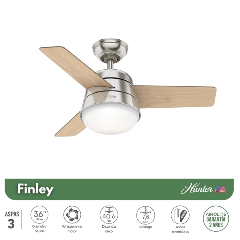 VENTILADOR TECHO FINLEY 36 - 2