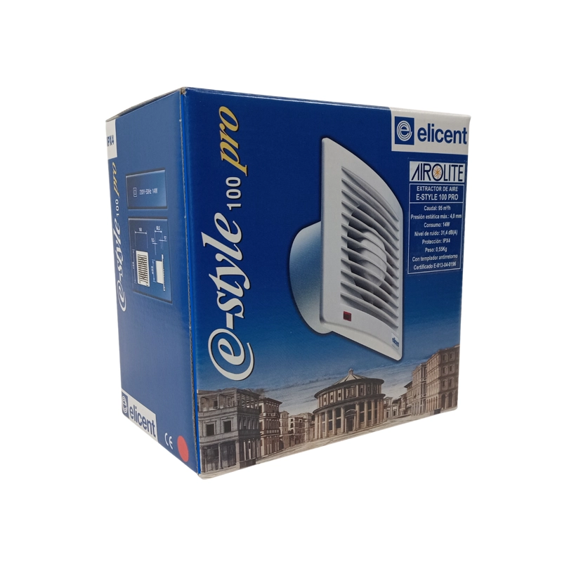 EXTRACTOR DE AIRE AIROLITE MODELO E-STYLE 100 PRO - 6