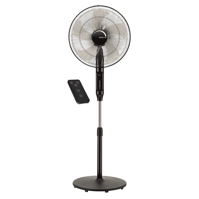 VENTILADOR AIROLITE 55 WATTS PEDESTAL 16' V16P8R BLACK - 1