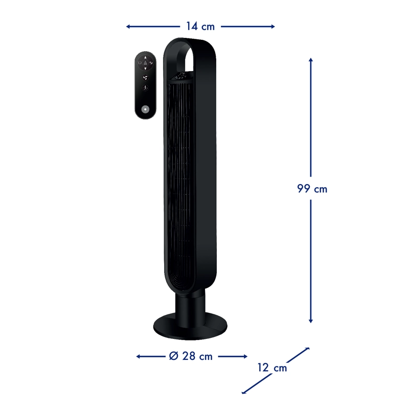 VENTILADOR TORRE VT08R WIFI C/CONTROL REMOTO - 3