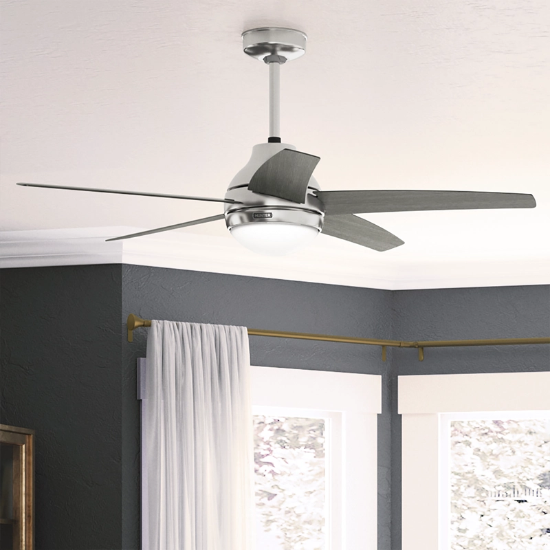 VENTILADOR DE TECHO HUNTER 40 WATTS BERNARD 52” CON LUZ - 2