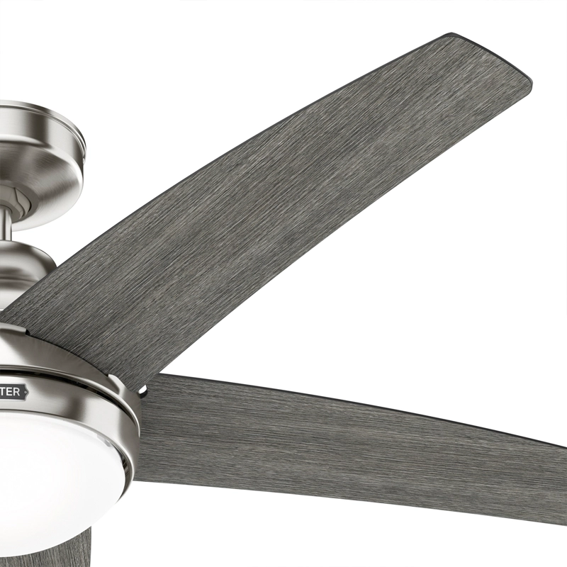 VENTILADOR DE TECHO HUNTER 40 WATTS BERNARD 52” CON LUZ - 3