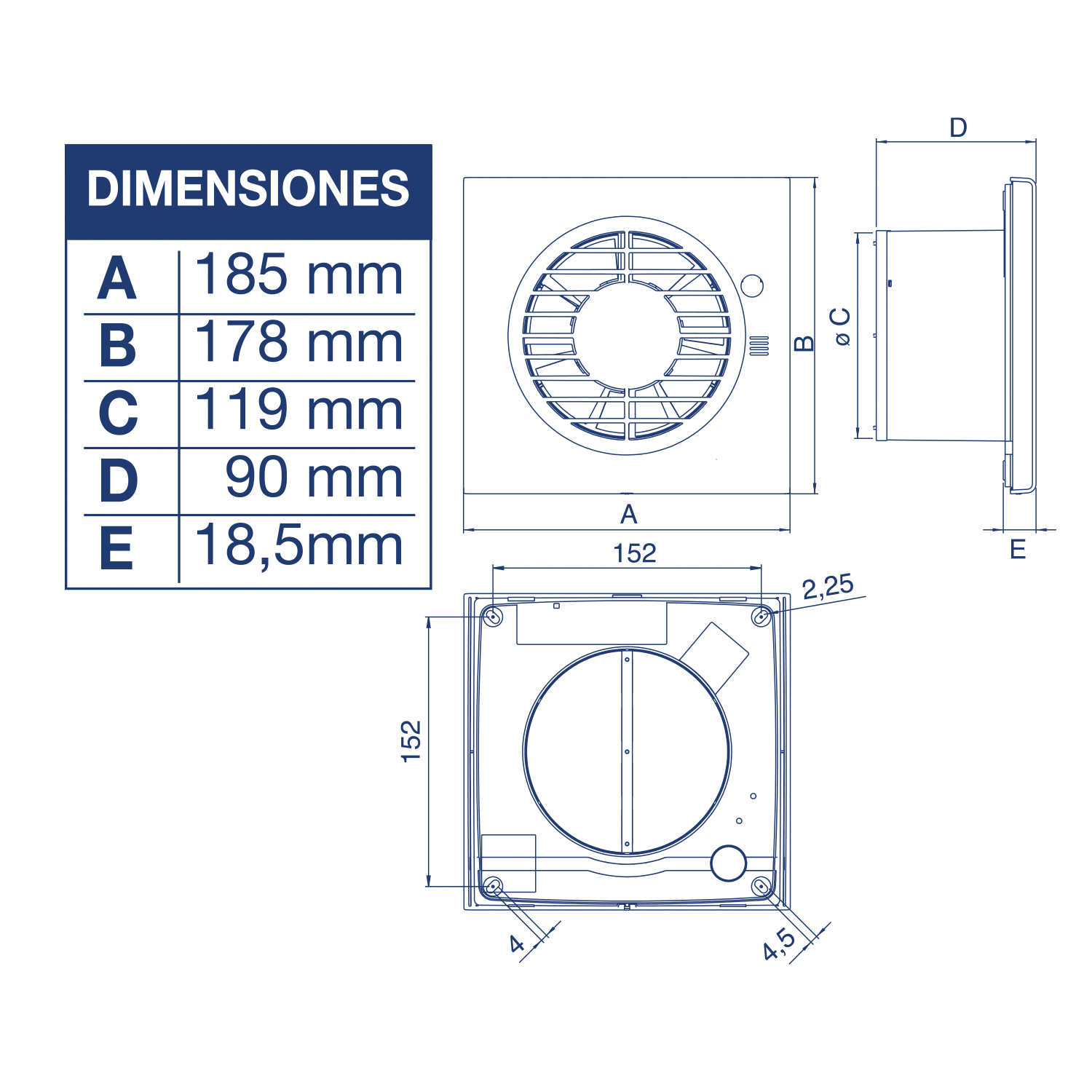 EXTRACTOR AIROLITE FILO MFT 120 - 6
