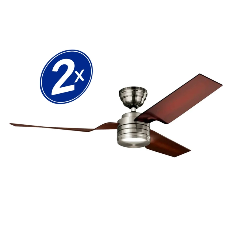 PACK HUNTER 61 WATTS X2 VENTILADOR TECHO FLIGHT 52 - 2