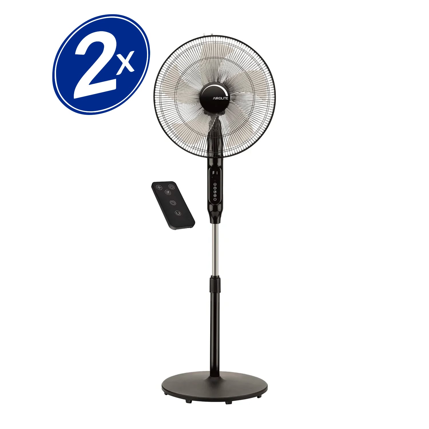 PACK AIROLITE 55 WATTS X2 VENT PEDESTAL V16P8R BLACK - 3