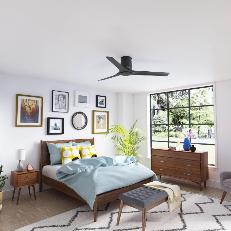 VENTILADOR TECHO HUNTER ATHENS LP NEG - 3