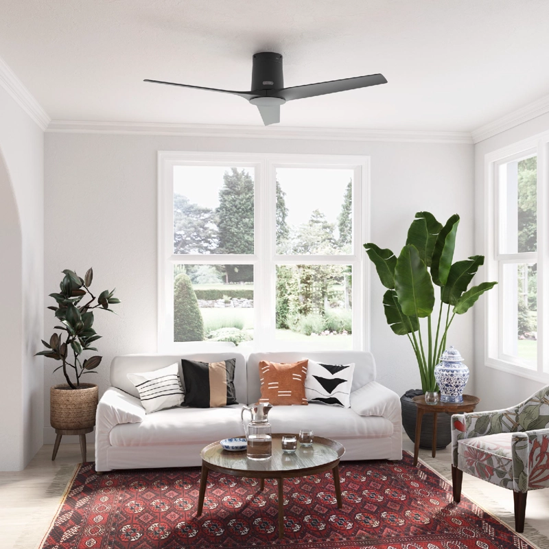 VENTILADOR TECHO HUNTER ATHENS LP NEG - 7