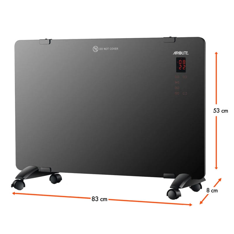 PACK X2  CONVECTOR C/PANEL ESPEJO CO-RP 2000 II - 5