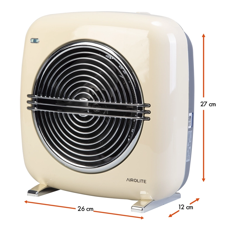 PACK TERMOVENTILADOR VINTAGE RETRO NEGRO+BLANCO - 8