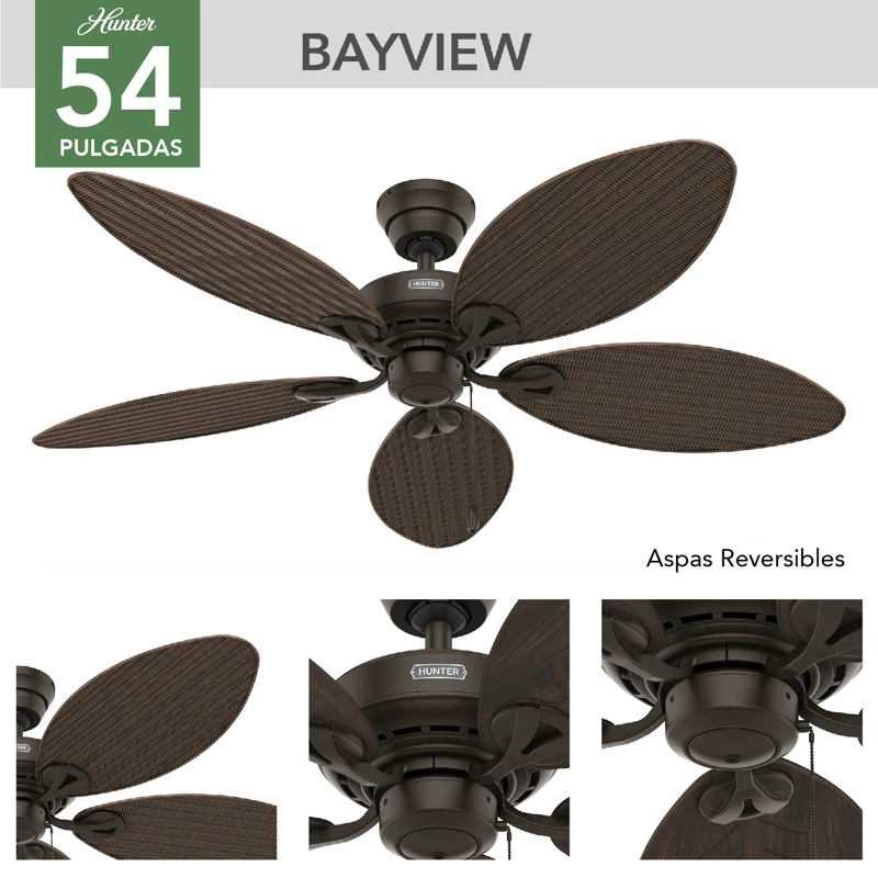 VENTILADOR DE TECHO HUNTER BAYVIEW 54 - 2