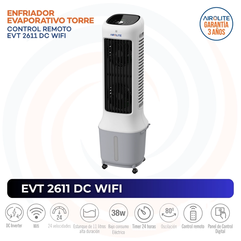 ENFRIADOR EVT-2611 DC WIFI - 3
