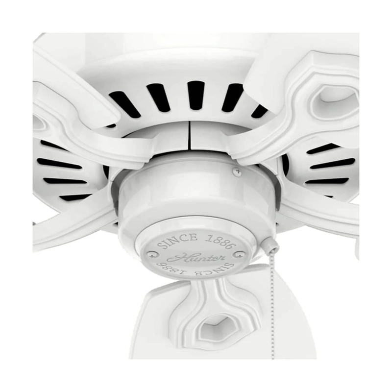 VENTILADOR DE TECHO HUNTER BUILDER ELITE BLANCO 52 - 4